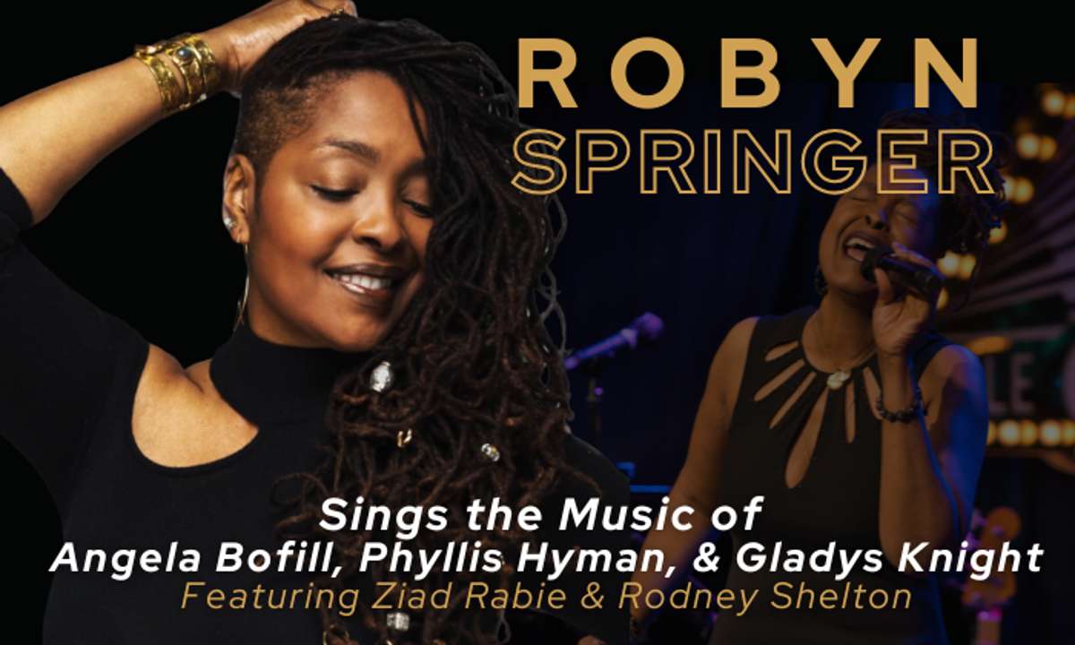 Robyn Springer sings Angela Bofill, Phyllis Hyman, & Gladys Knight event image from Independent Charlotte music venues.